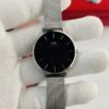 Daniel Wellington Classic Petite Melrose Black Silver Ladies Watch