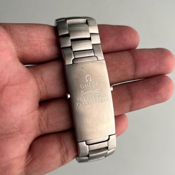 Omega Black Dial Silver Bracelet Seamaster Professional Mens Watch