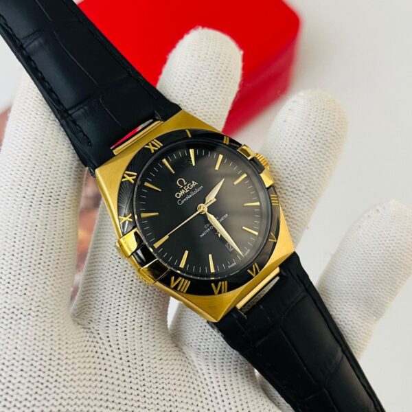 Omega Black Dial Constellation Automatic Mens Watch