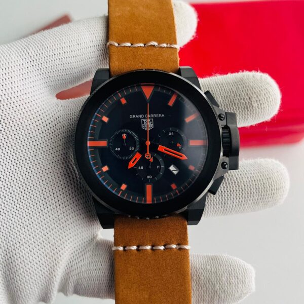 Tag Heuer Grand Carrera McLaren Limited Edition Black Dial Mens Watch