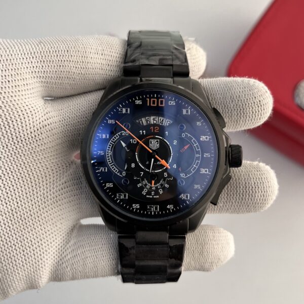 Tag Heuer Grand Carrera Mercedes-Benz SLS Black Dial Men's Watch