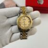 Rolex Datejust Gold Dial Two Tone Bracelet Automatic Ladies Watch