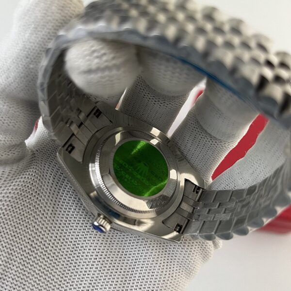 Rolex Oyster Datejust Blue Dial Silver Bracelet Automatic Men's Watch