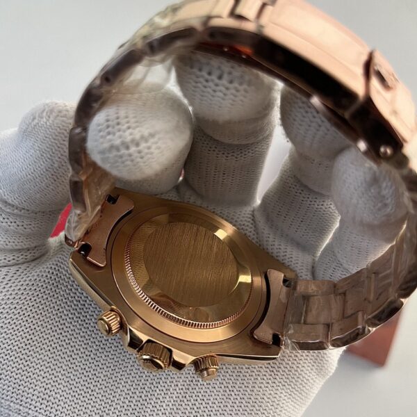 Rolex Daytona Black Dial Gold Bracelet Automatic Men's Watch