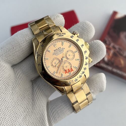 Rolex Daytona Gold Dial Gold Bracelet Automatic Men's Watch