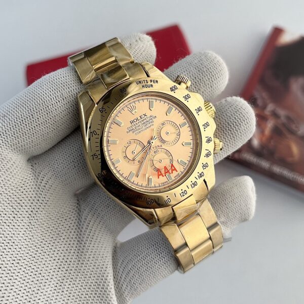 Rolex Daytona Gold Dial Gold Bracelet Automatic Men's Watch