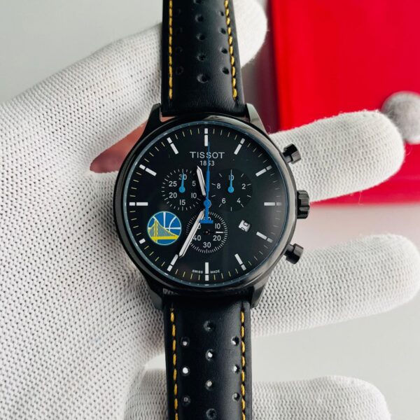 Tissot Chronograph XL NBA Edition Black Dial Black Strap Men's Watch