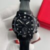 Tissot Seastar Full Black Silicon Strap Men's Watch