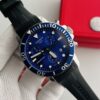 Tissot Seastar Blue Dial Black Silicon Strap Men's Watch