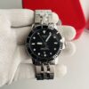 Tissot Seastar Black Dial Silver Bracelet Automatic Men's Watch